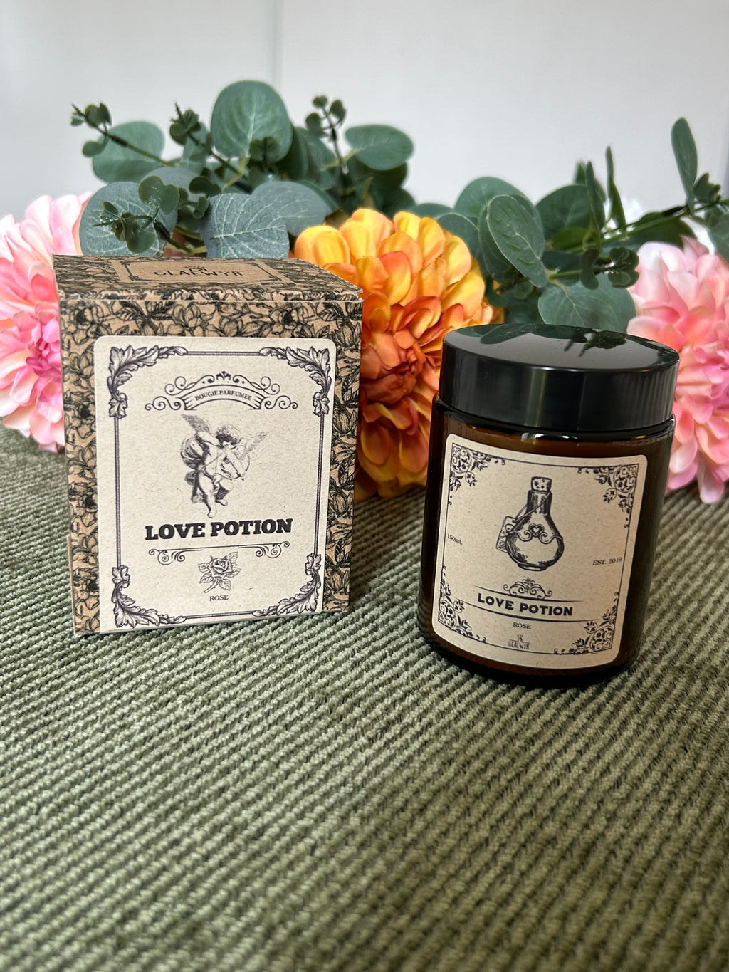 Bougie Love Potion • Rose
