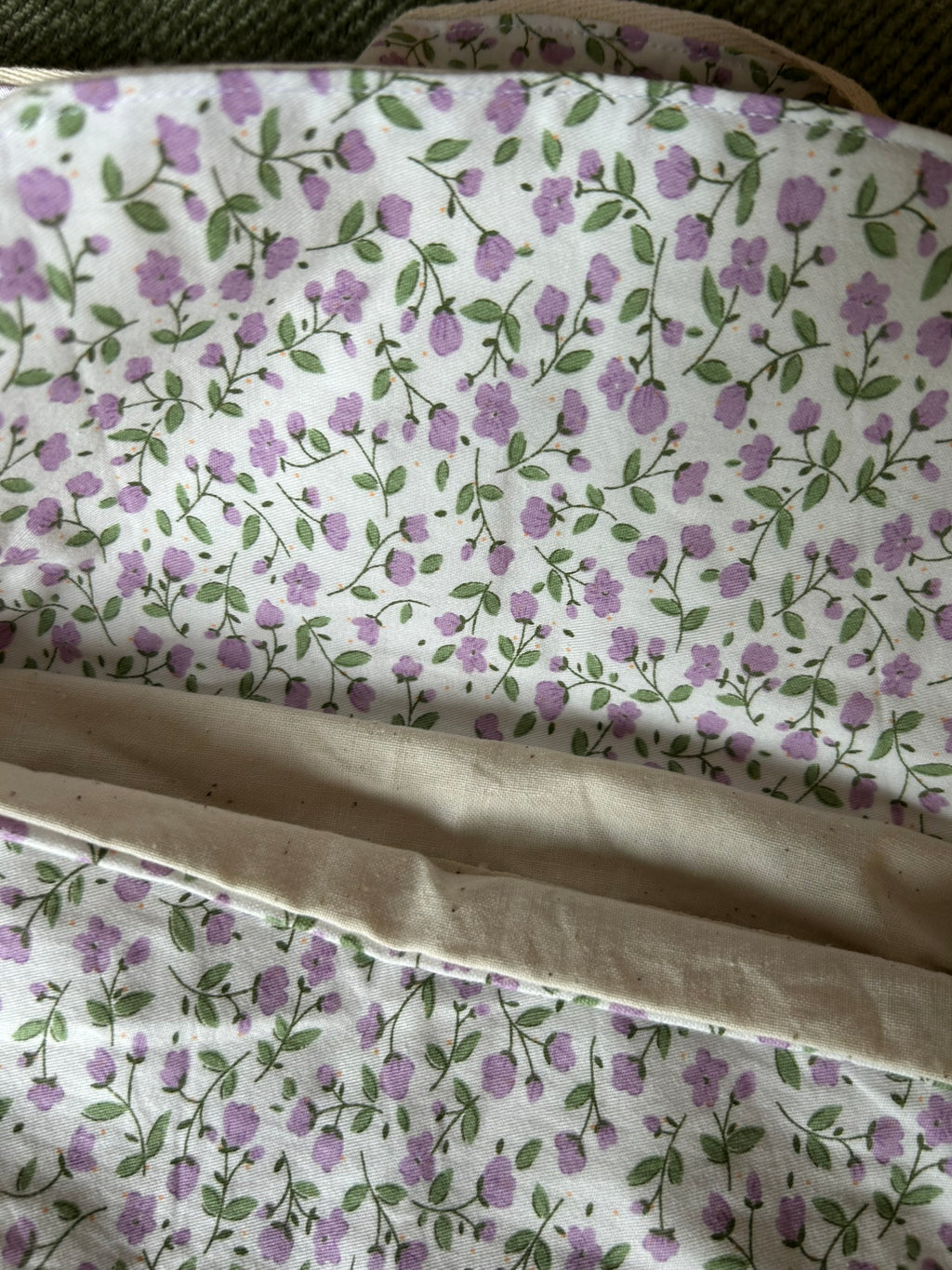 Sac besace de fées fleuri