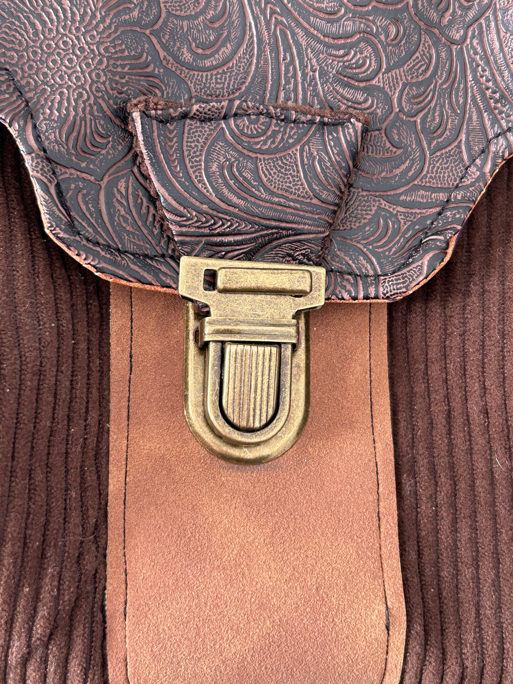 Sac besace de fée simili cuir