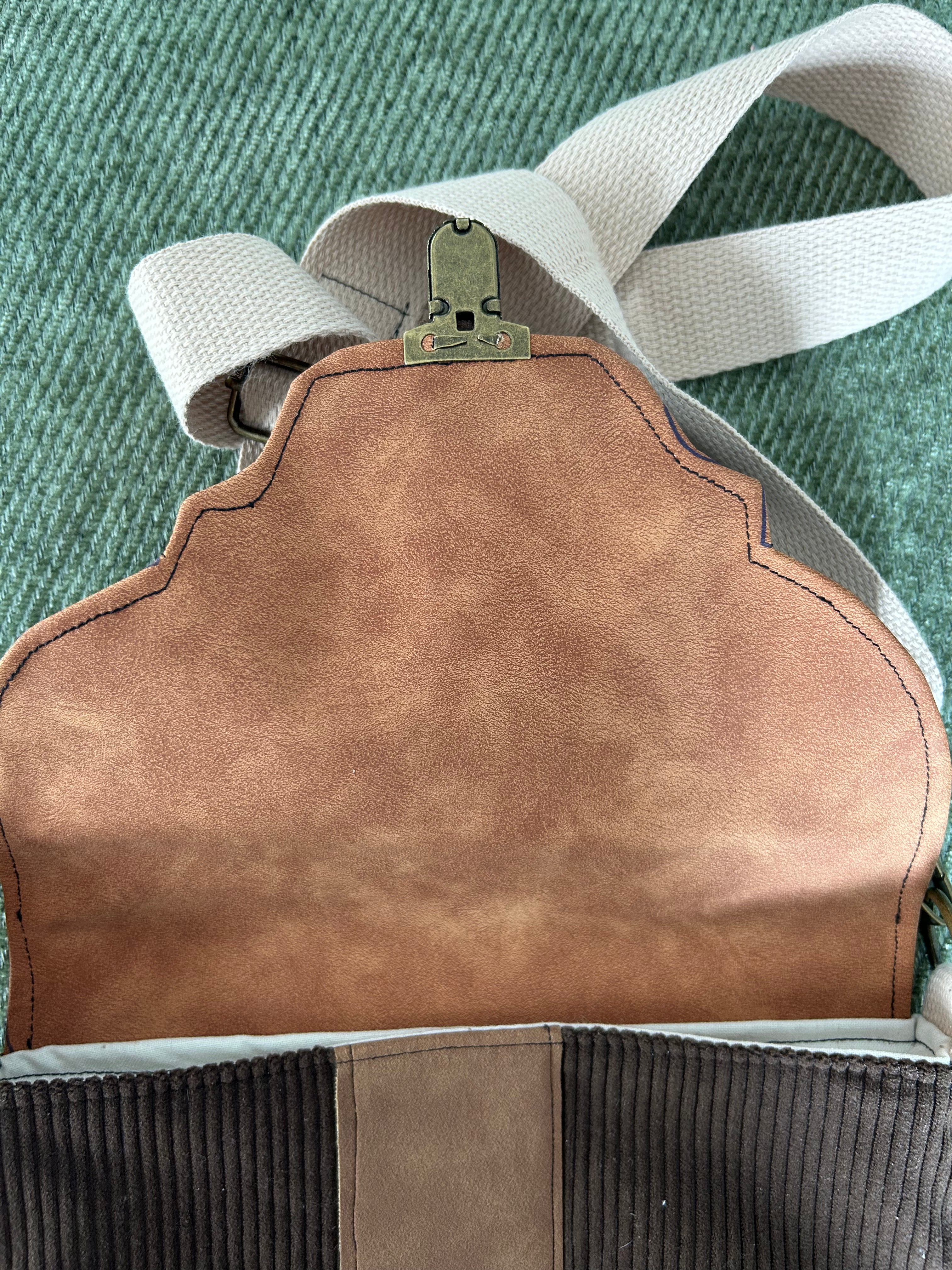 Sac besace de fée simili cuir