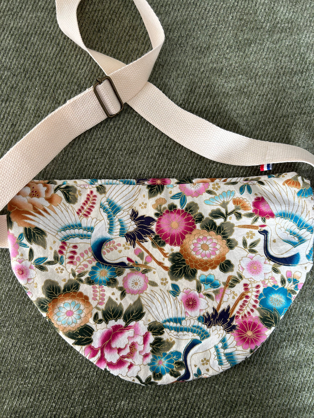 Sac banane motifs japonais