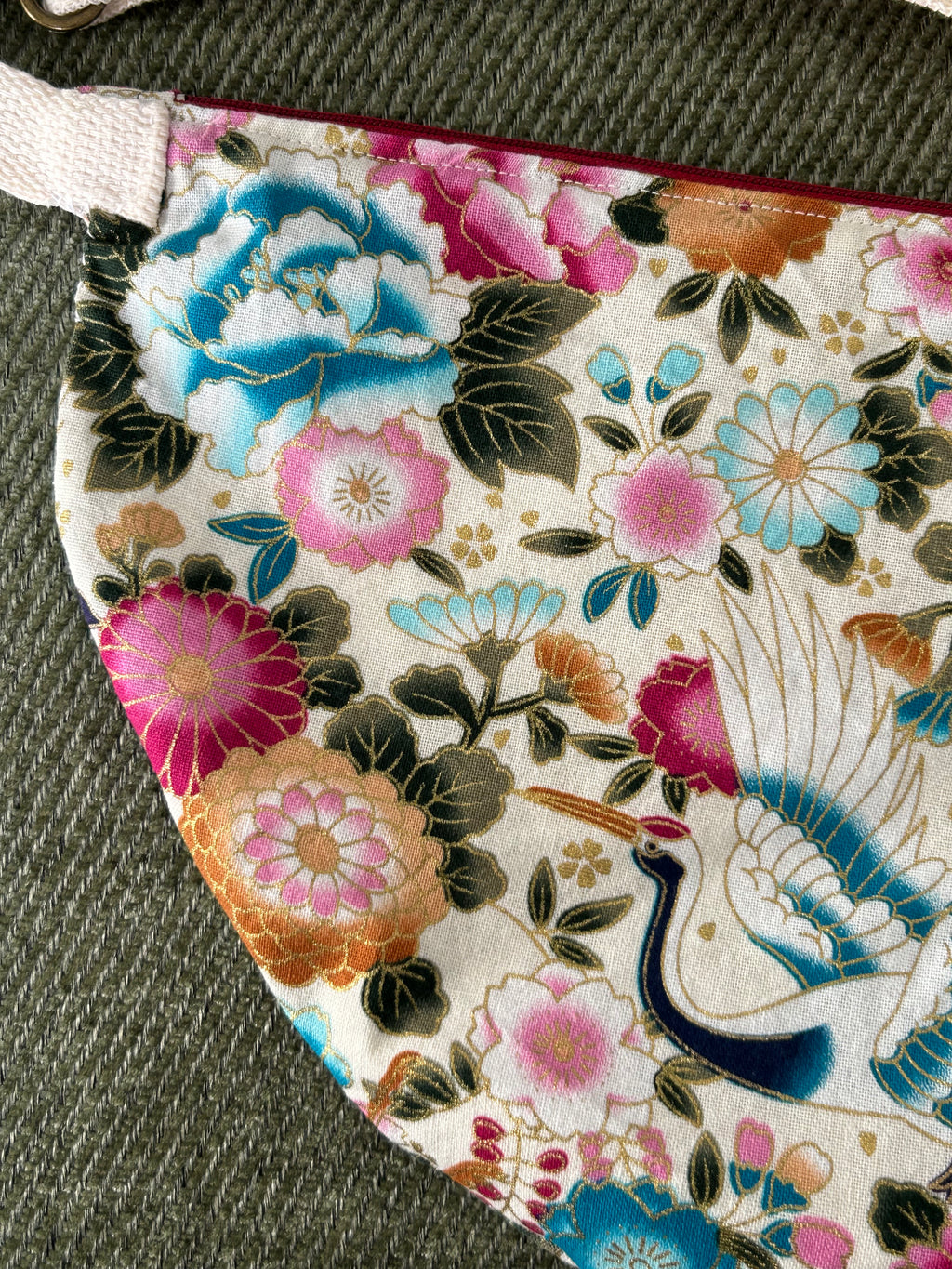 Sac banane motifs japonais
