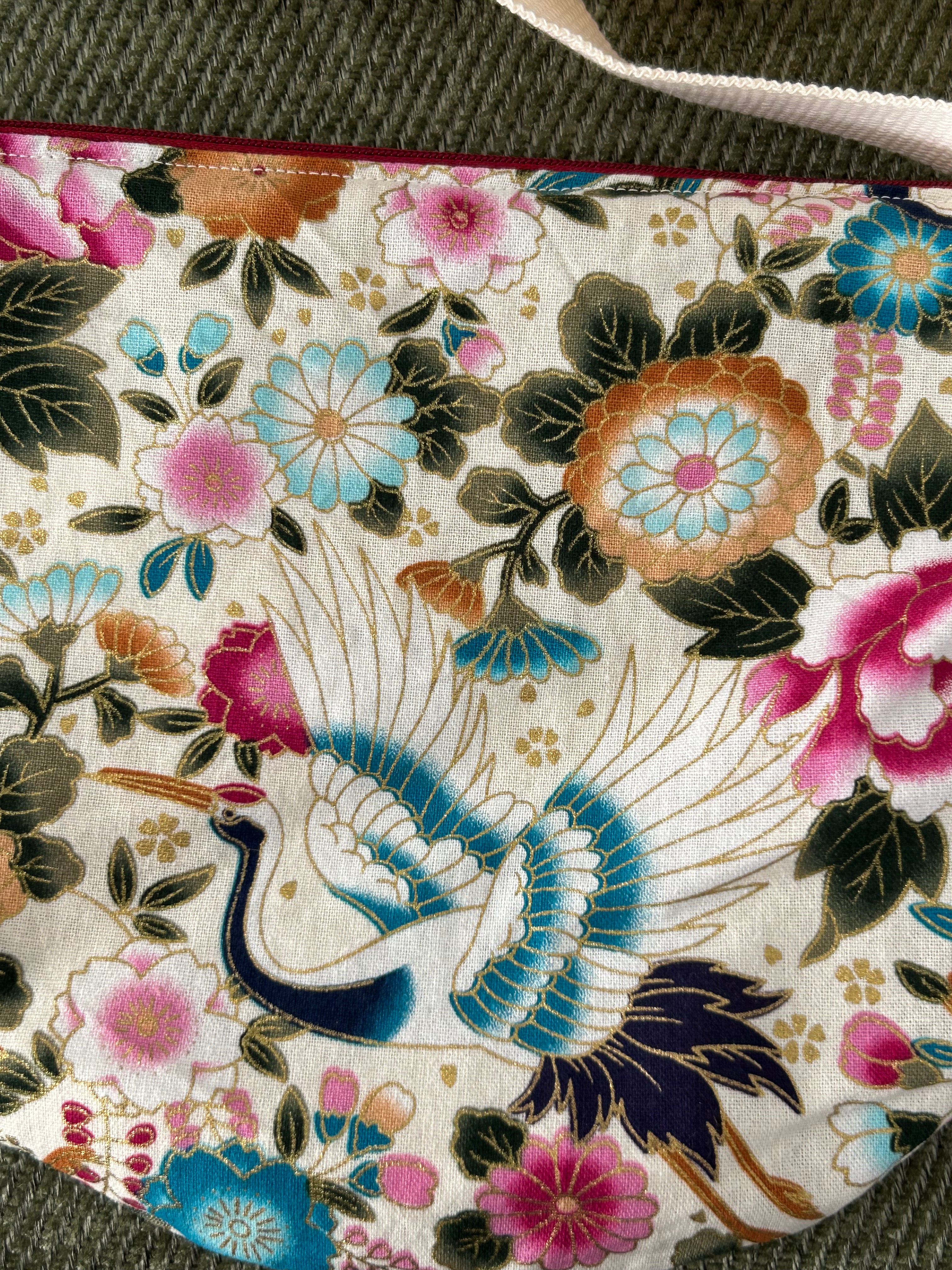 Sac banane motifs japonais