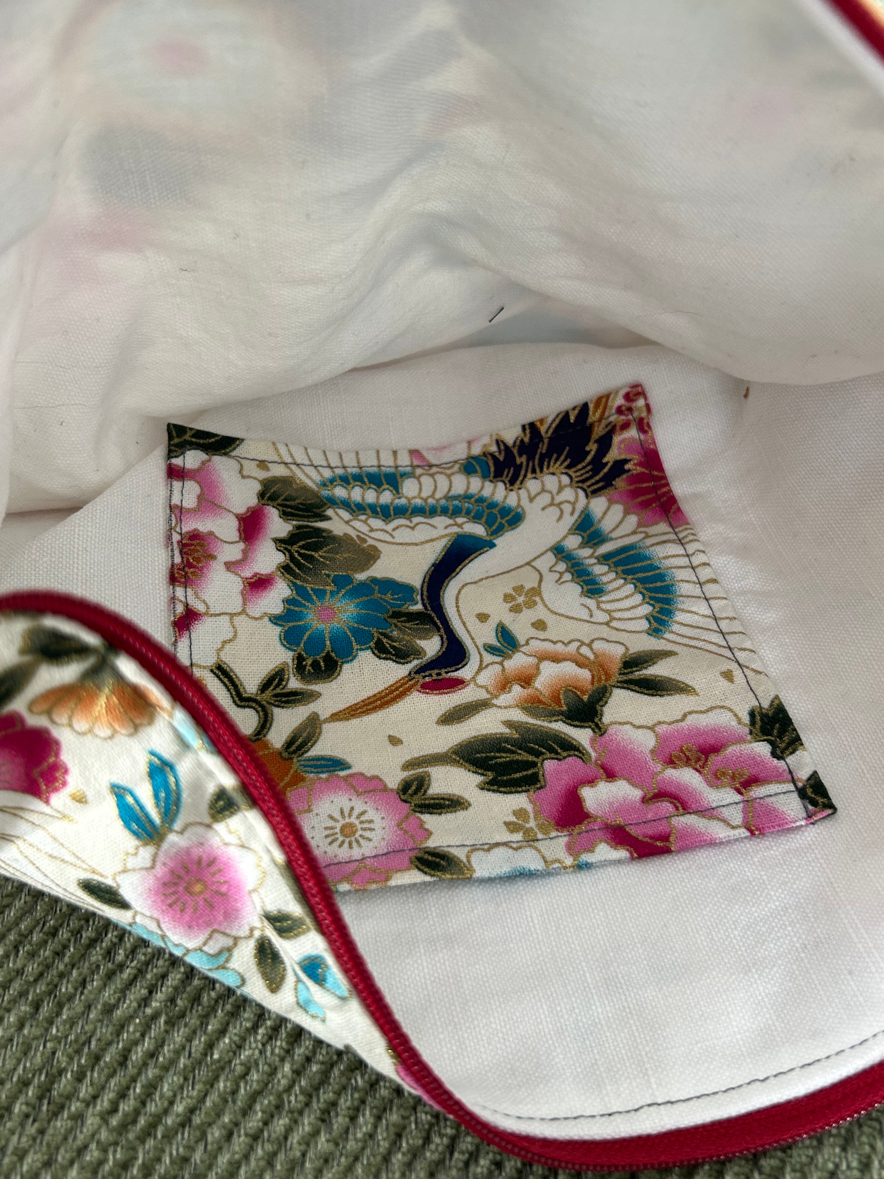 Sac banane motifs japonais