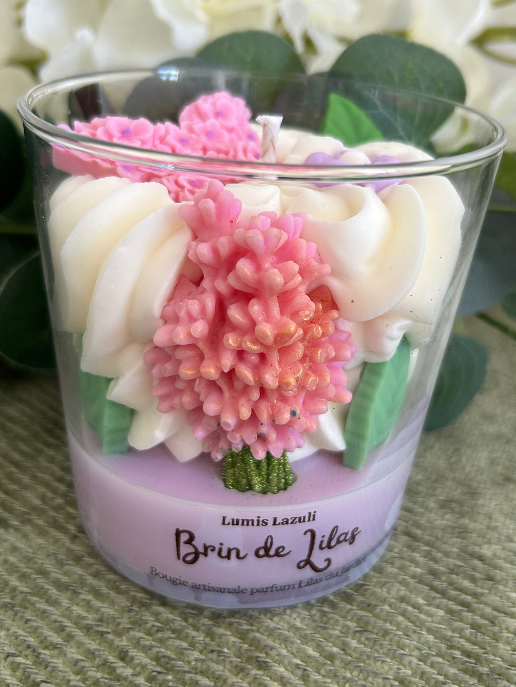 Bougie Gourmande Lilas du jardin