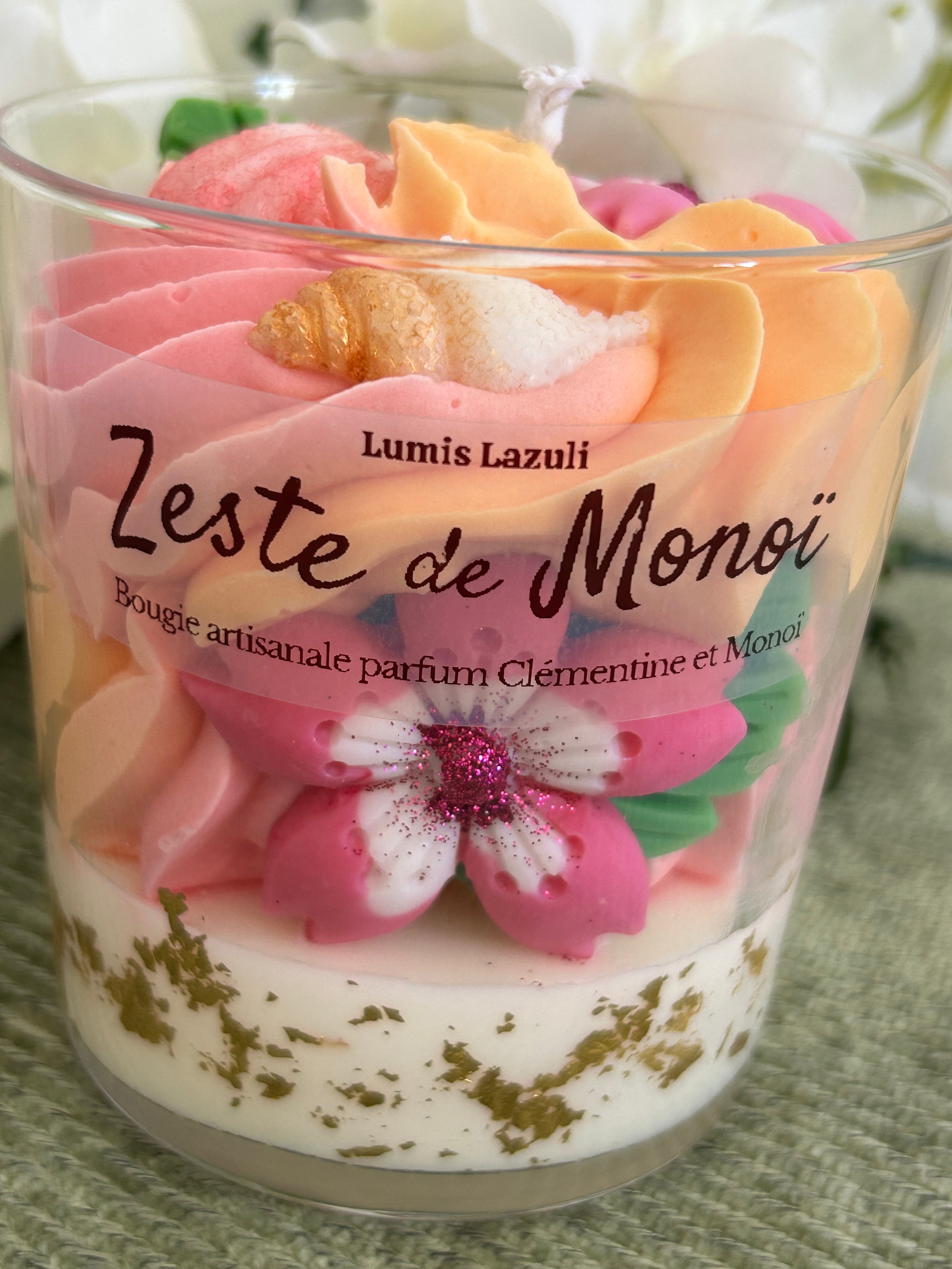 Bougie gourmande Zeste de Monoï