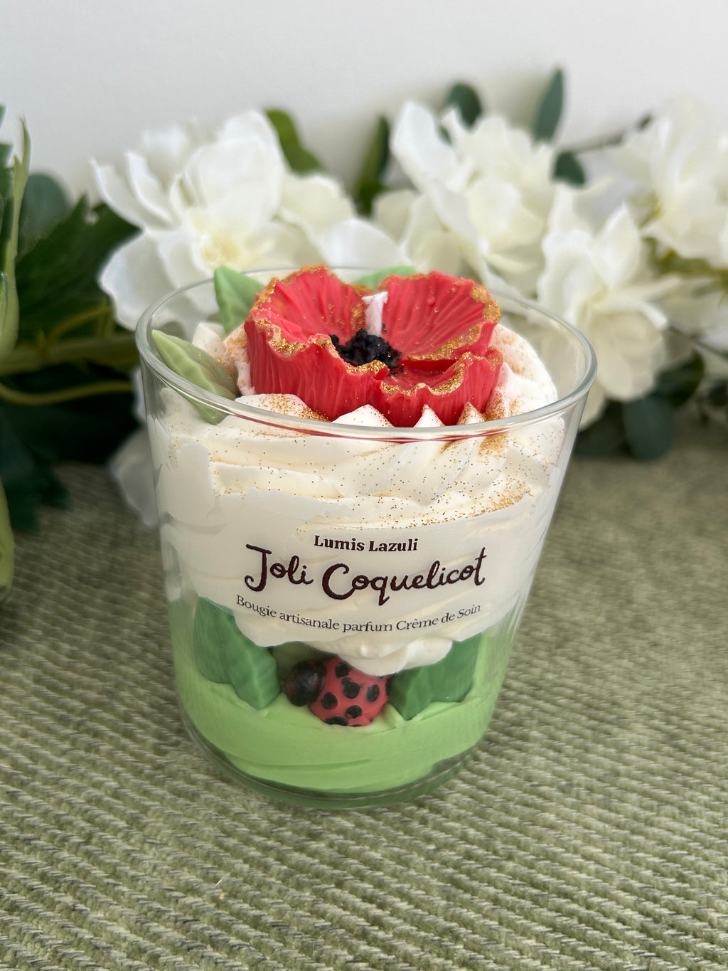 Bougie Gourmande Joli coquelicot