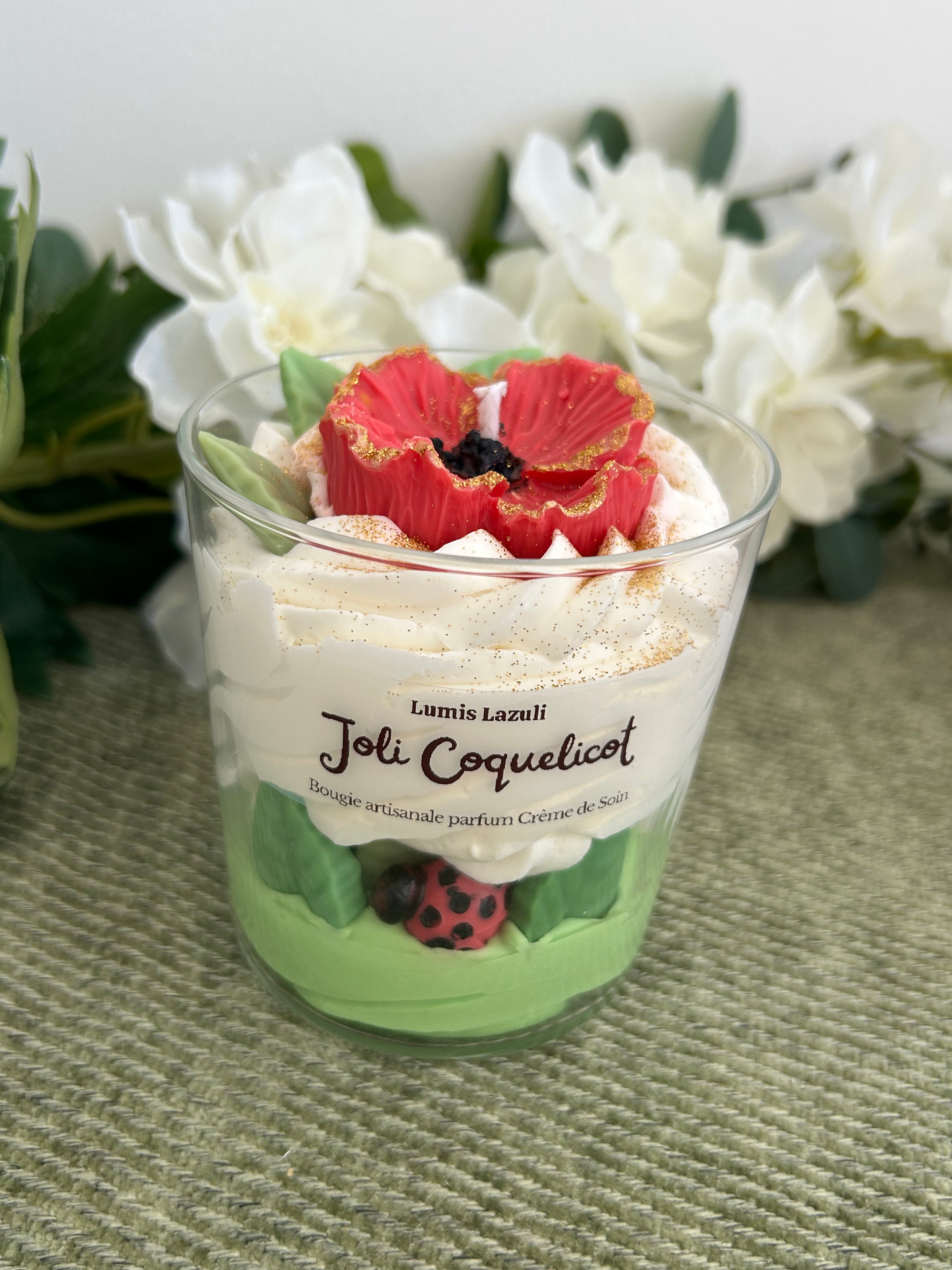 Bougie Gourmande Joli coquelicot