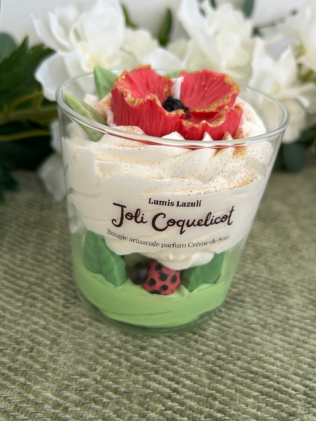 Bougie Gourmande Joli coquelicot