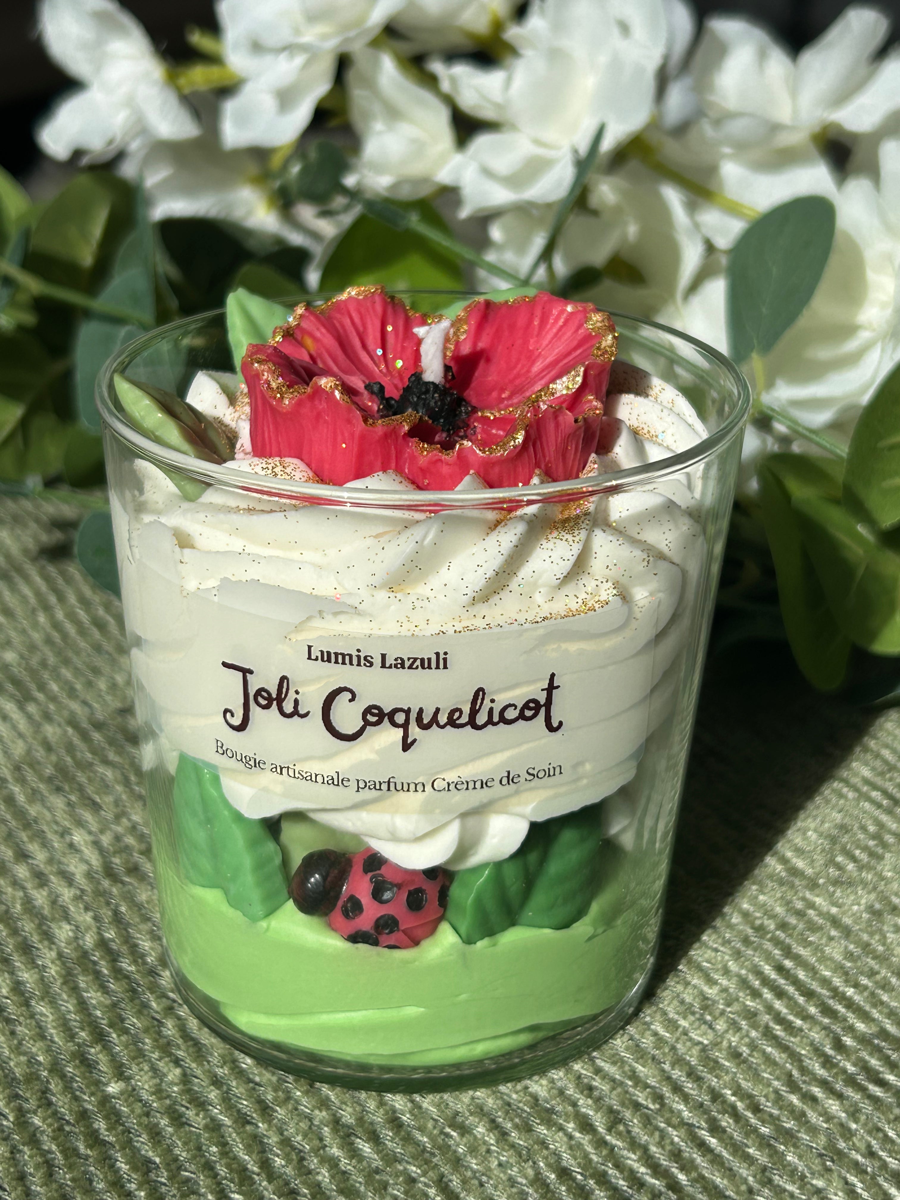 Bougie Gourmande Joli coquelicot