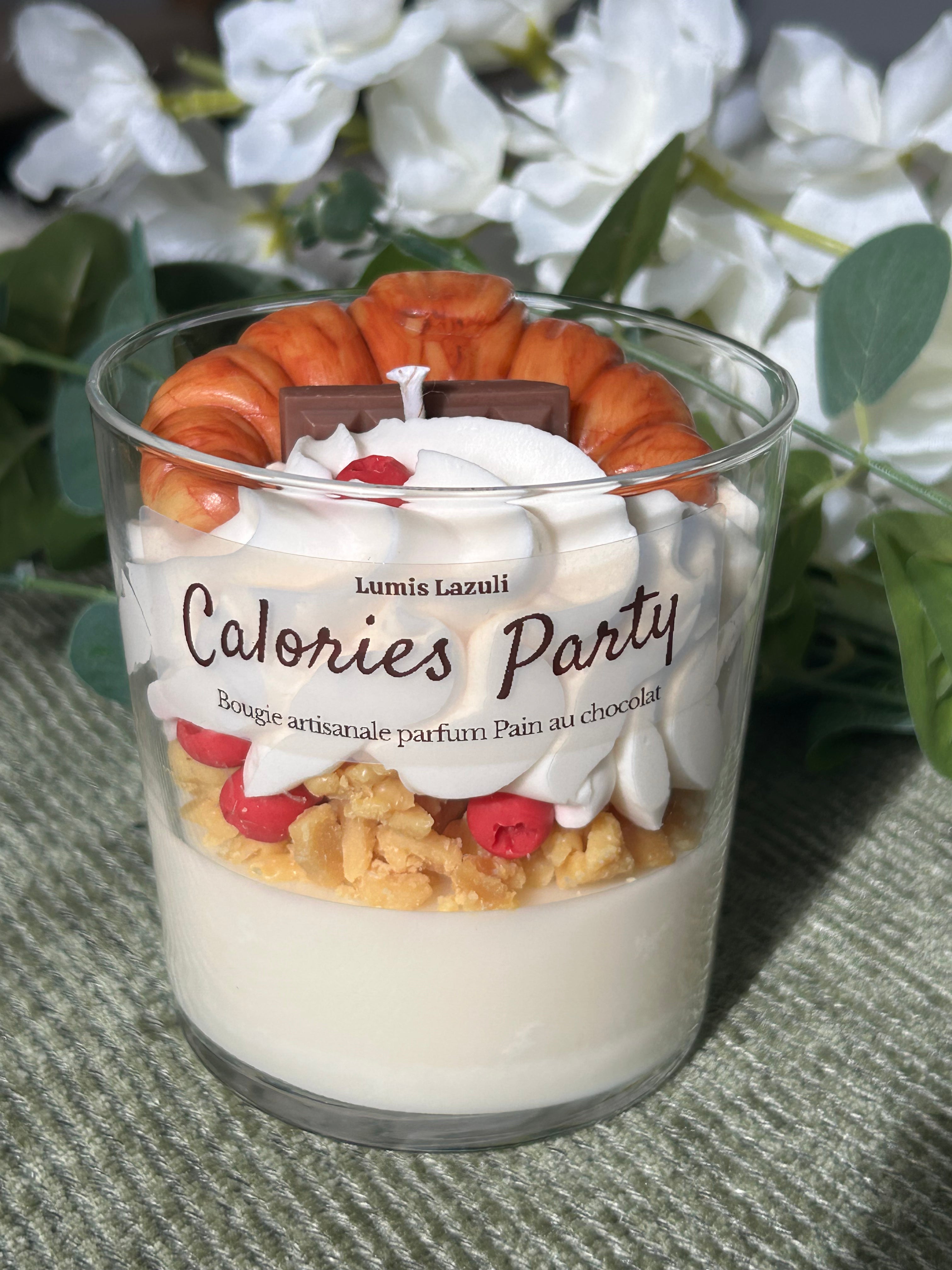 Bougie gourmande Calories Party
